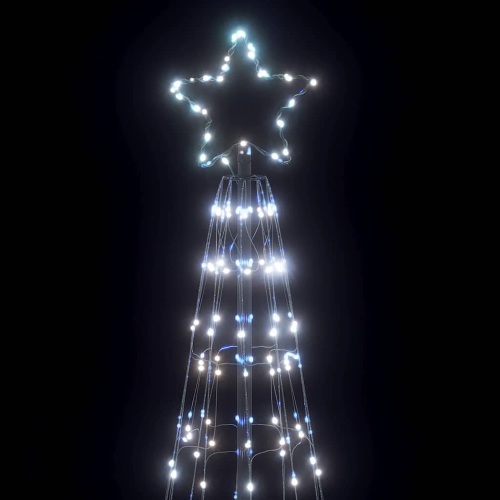 vidaXL Choinka LED 550 LED Zimna biel 300 cm