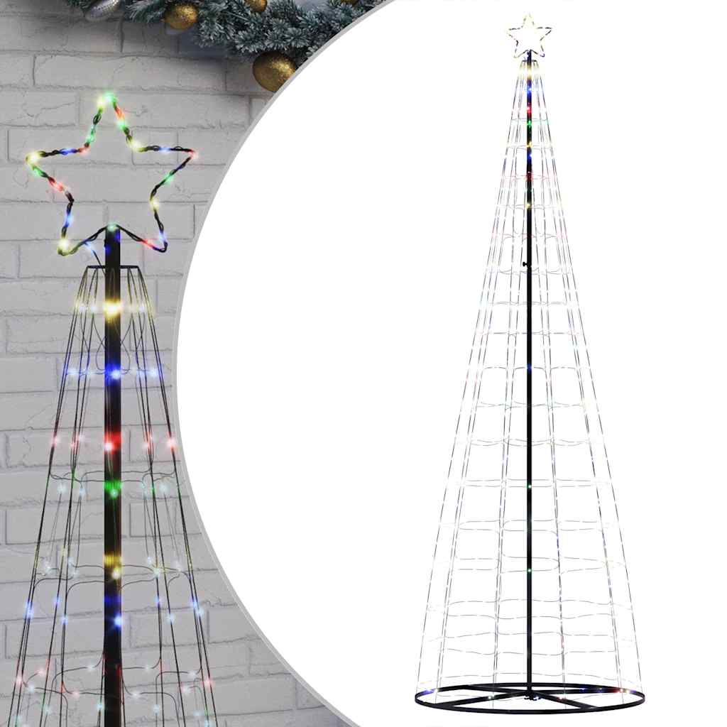 vidaXL Choinka LED 550 LED Kolorowa 300 cm