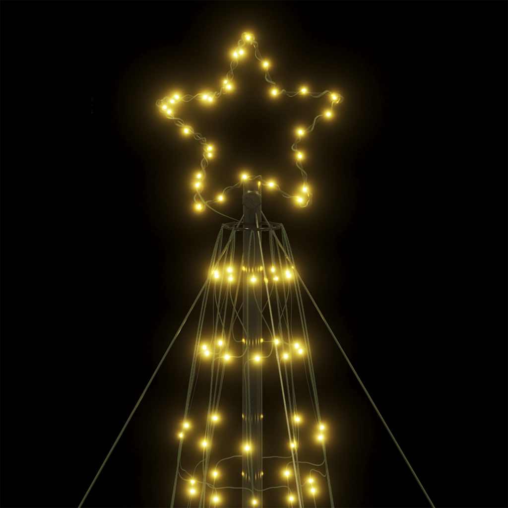 vidaXL Choinka LED 1534 LEDs Ciepła biel 500 cm