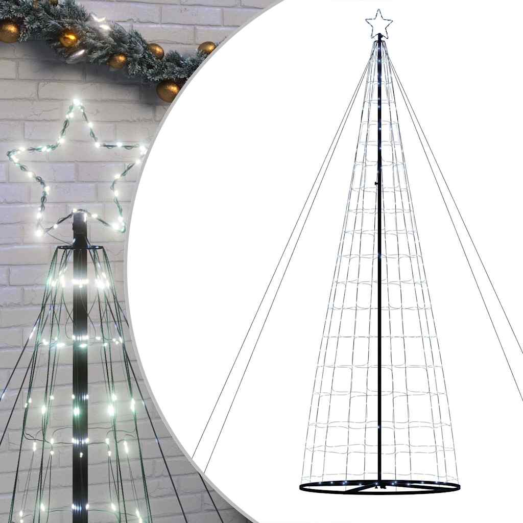 vidaXL Choinka LED 1534 LED Zimna biel 500 cm