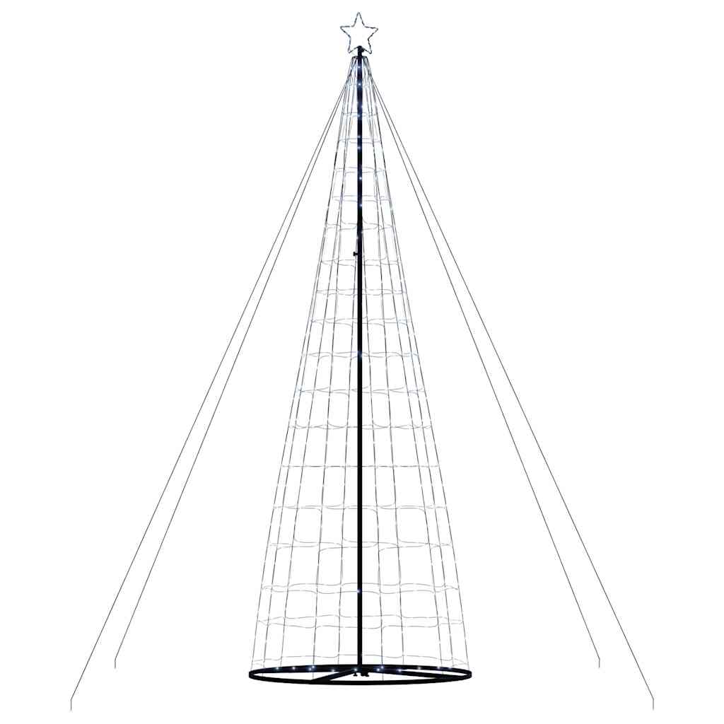 vidaXL Choinka LED 1534 LED Zimna biel 500 cm
