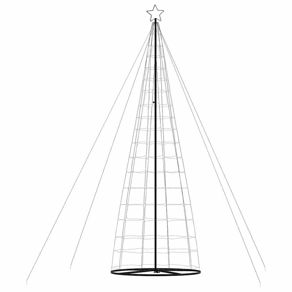 vidaXL Choinka LED 1534 diody LED Niebieski 500 cm