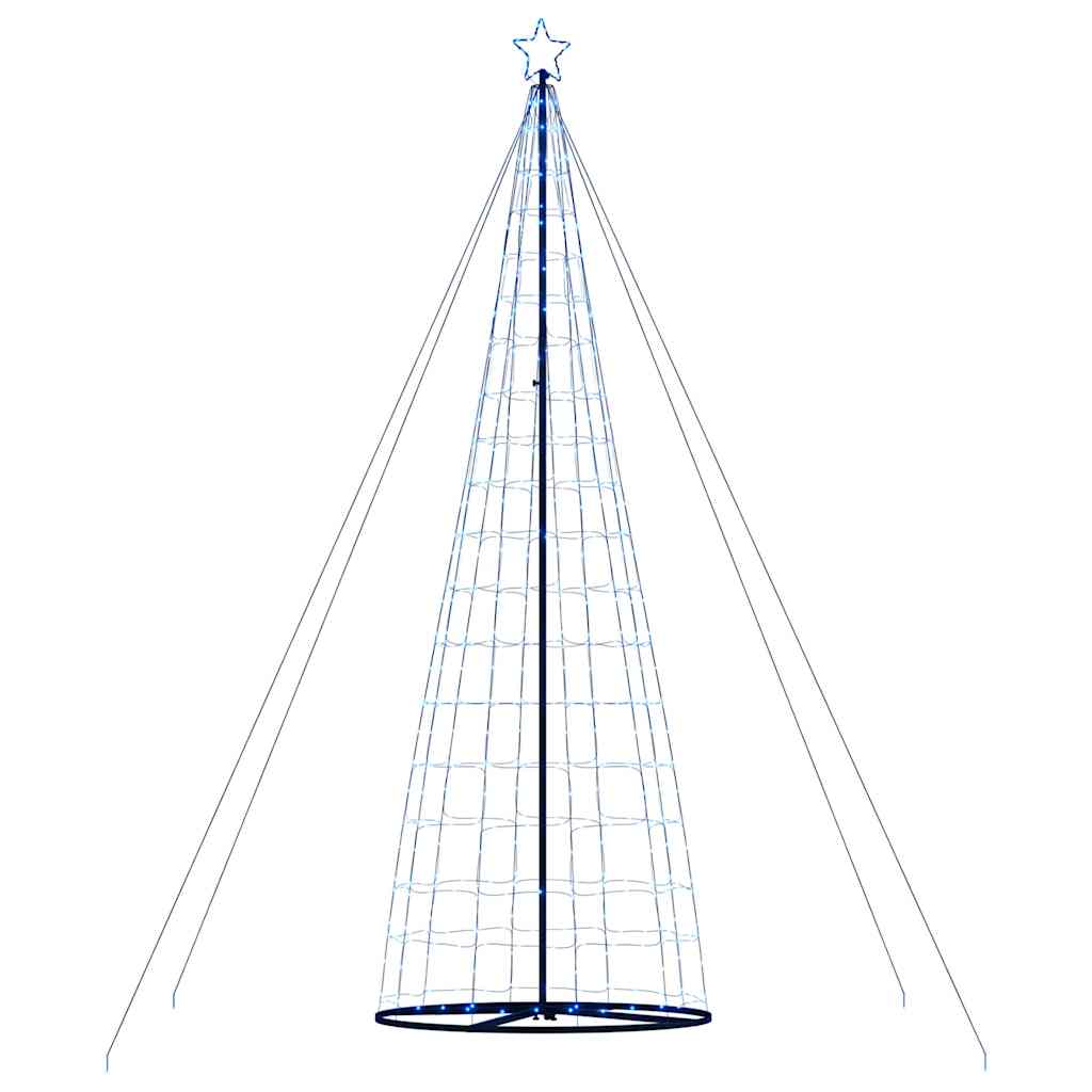 vidaXL Choinka LED 1534 diody LED Niebieski 500 cm