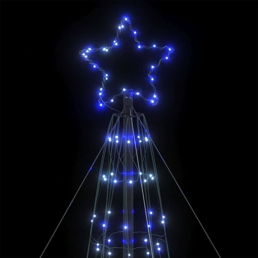 vidaXL Choinka LED 1534 diody LED Niebieski 500 cm