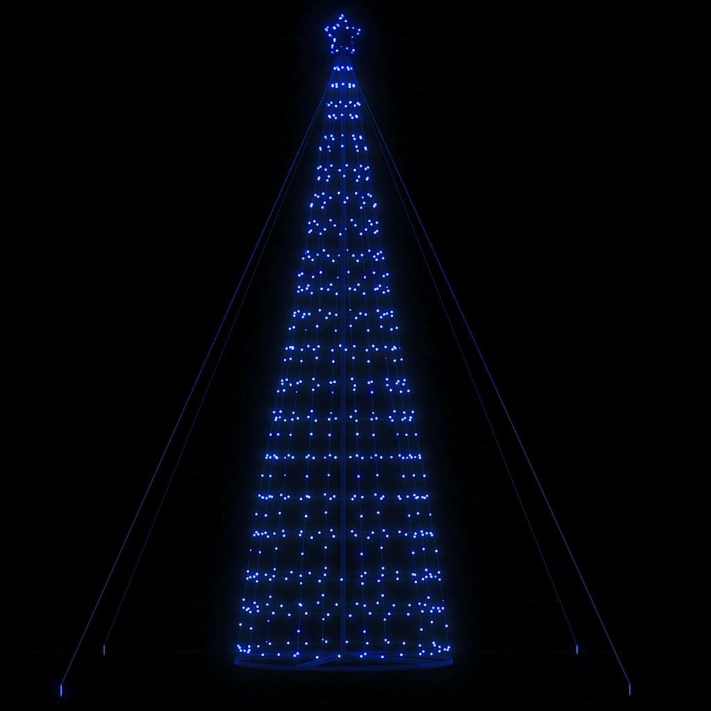 vidaXL Choinka LED 1534 diody LED Niebieski 500 cm