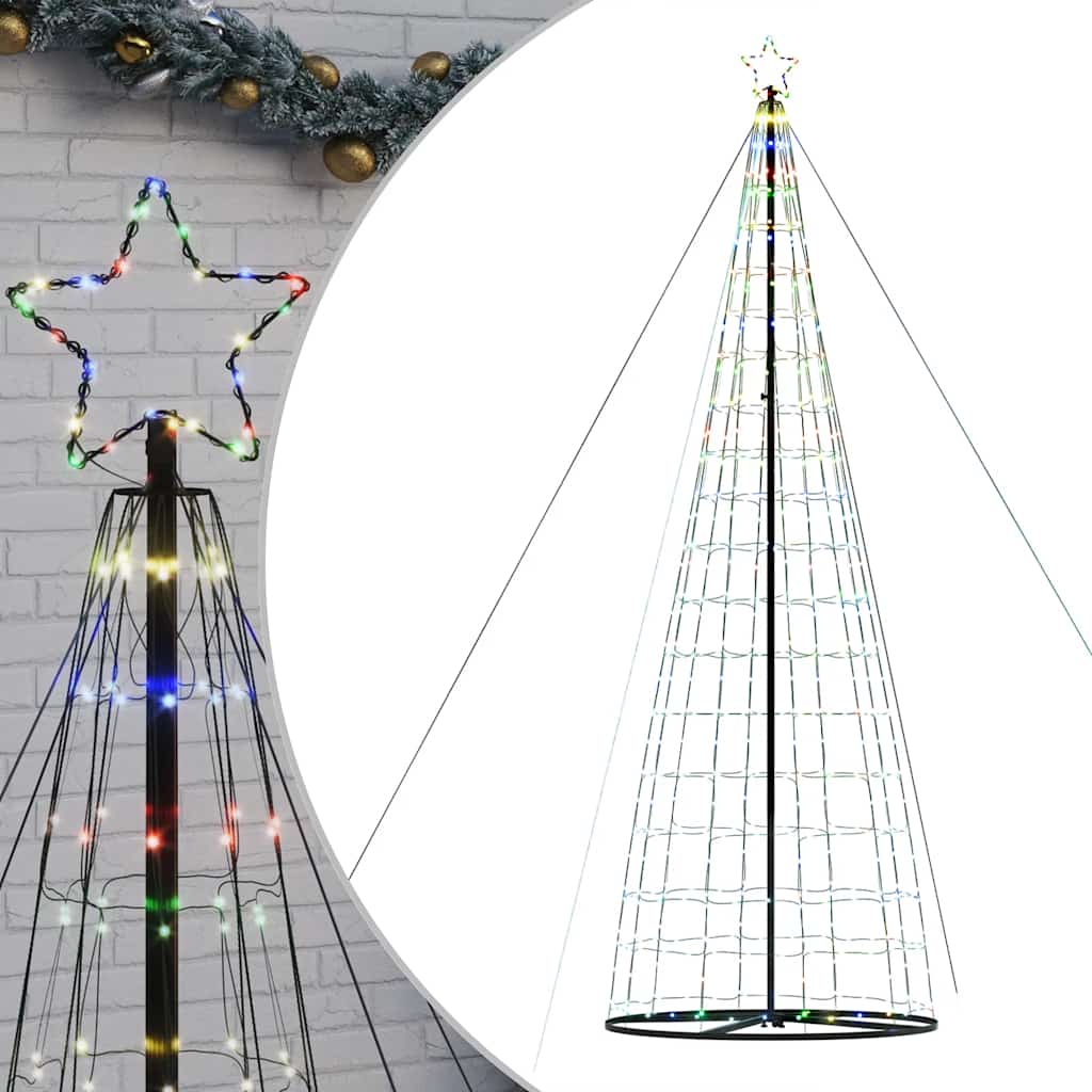 vidaXL Choinka LED 1534 LED Kolorowa 500 cm