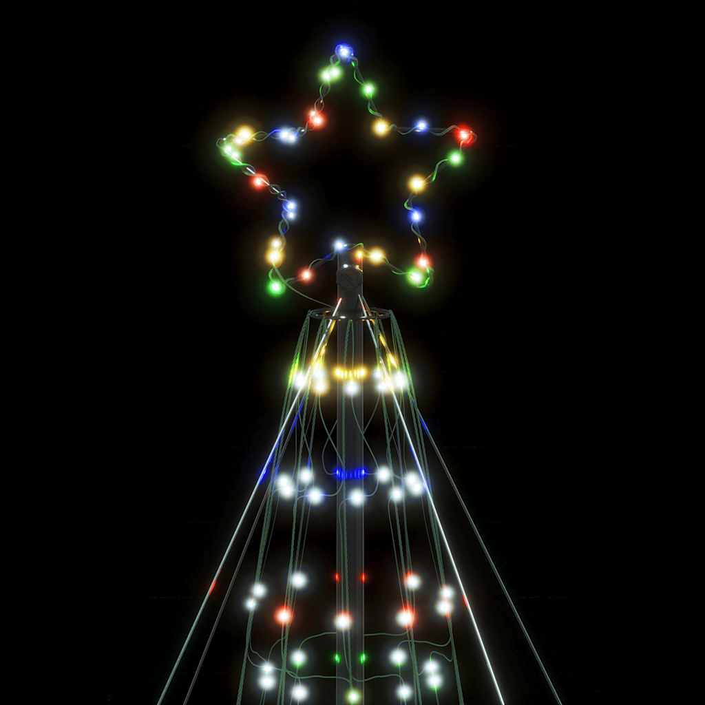 vidaXL Choinka LED 1534 LED Kolorowa 500 cm
