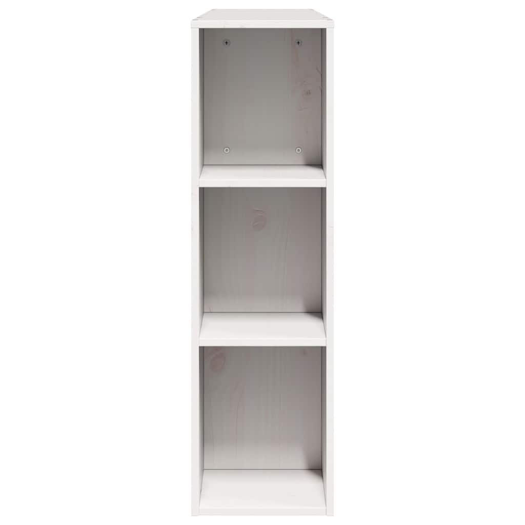 vidaXL Wezgłowie do łóżka, z półkami, białe, 160 cm, drewno sosnowe