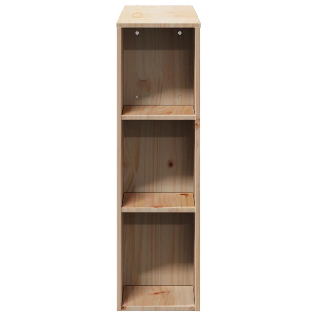 vidaXL Wezgłowie do łóżka, z półkami, 75 cm, lite drewno sosnowe