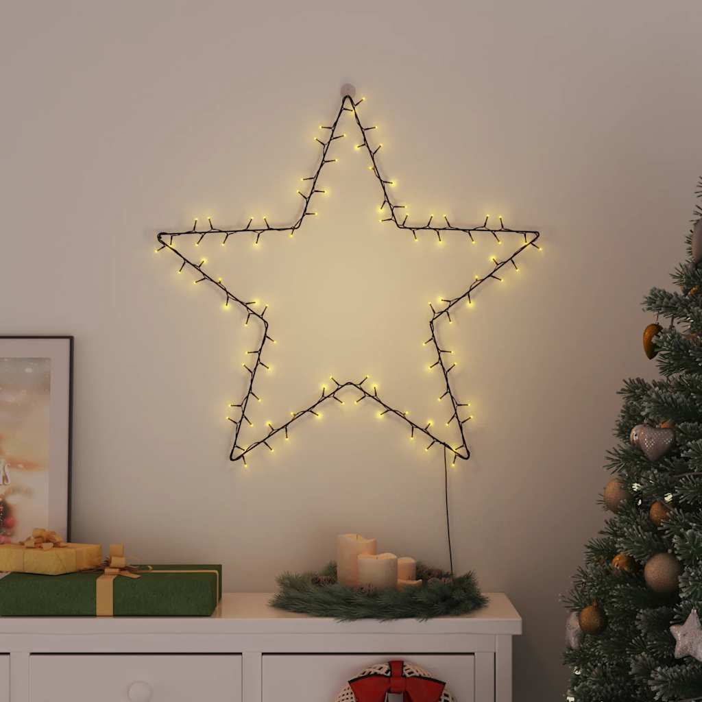 vidaXL Lampki świąteczne gwiazda sylwetka, 115 LED