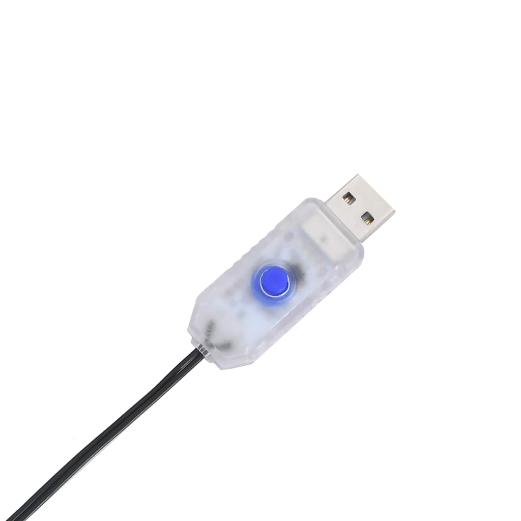 vidaXL Lampki świąteczne gwiazda sylwetka, 80 LED