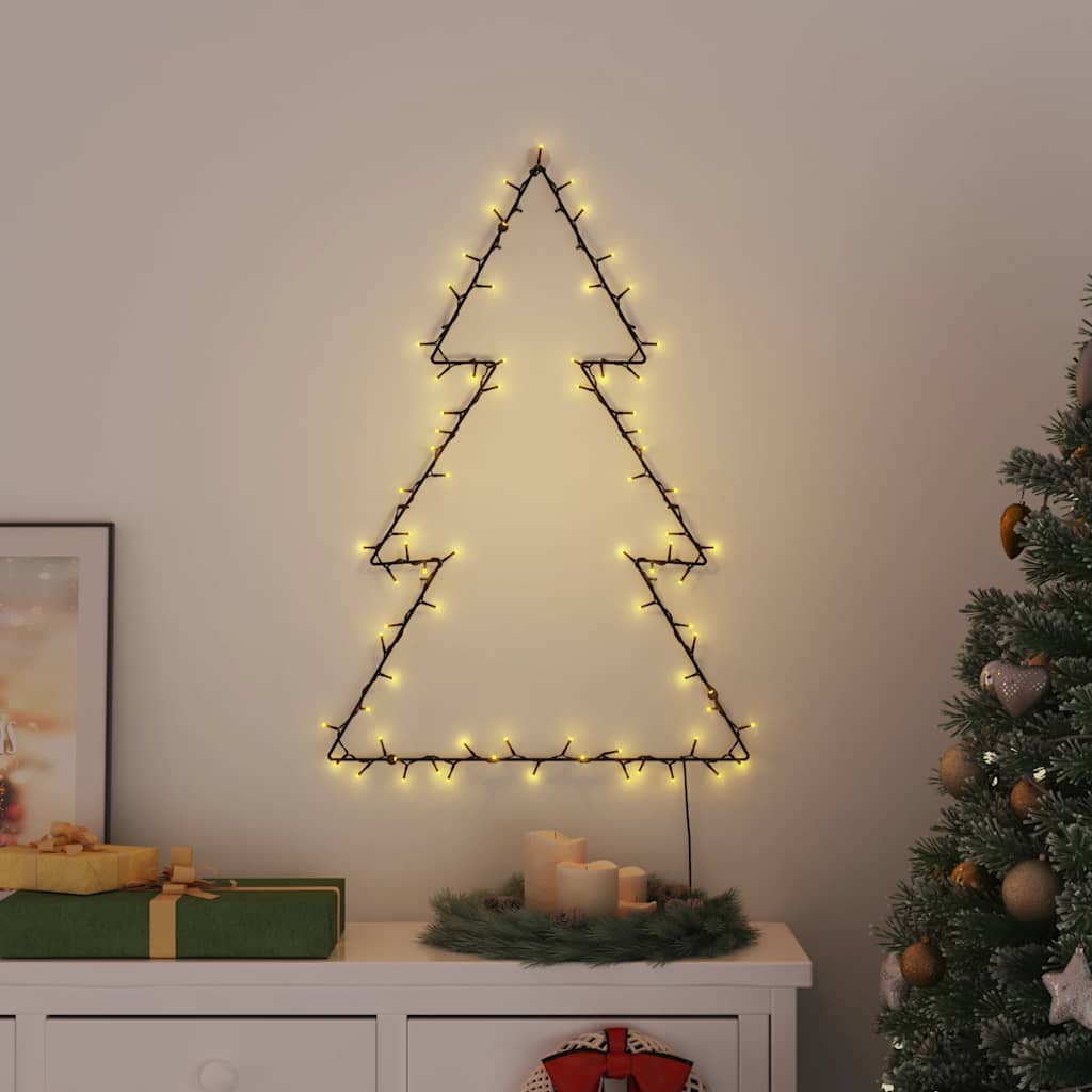 vidaXL Lampki świąteczne choinka sylwetka, 115 LED