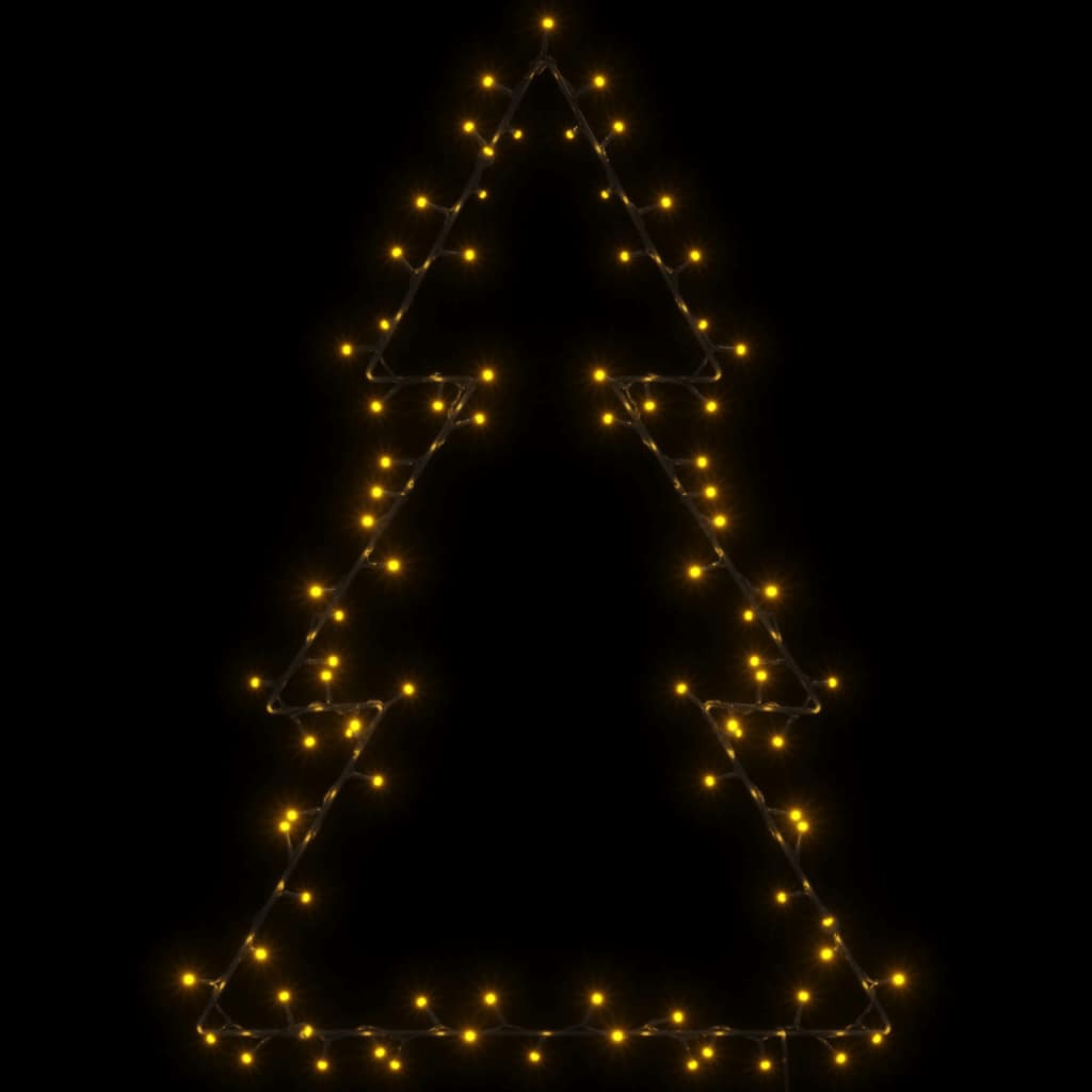vidaXL Lampki świąteczne choinka sylwetka, 115 LED