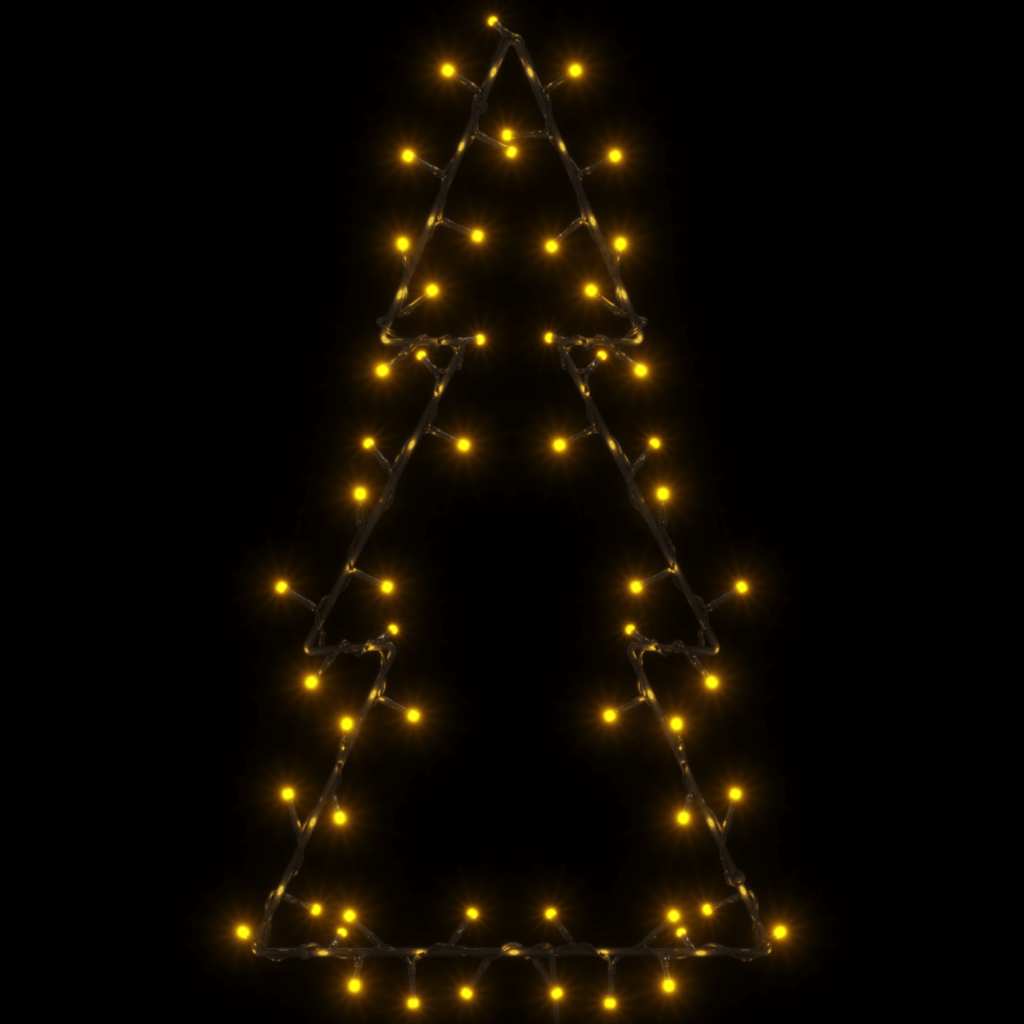 vidaXL Lampki świąteczne choinka sylwetka, 80 LED