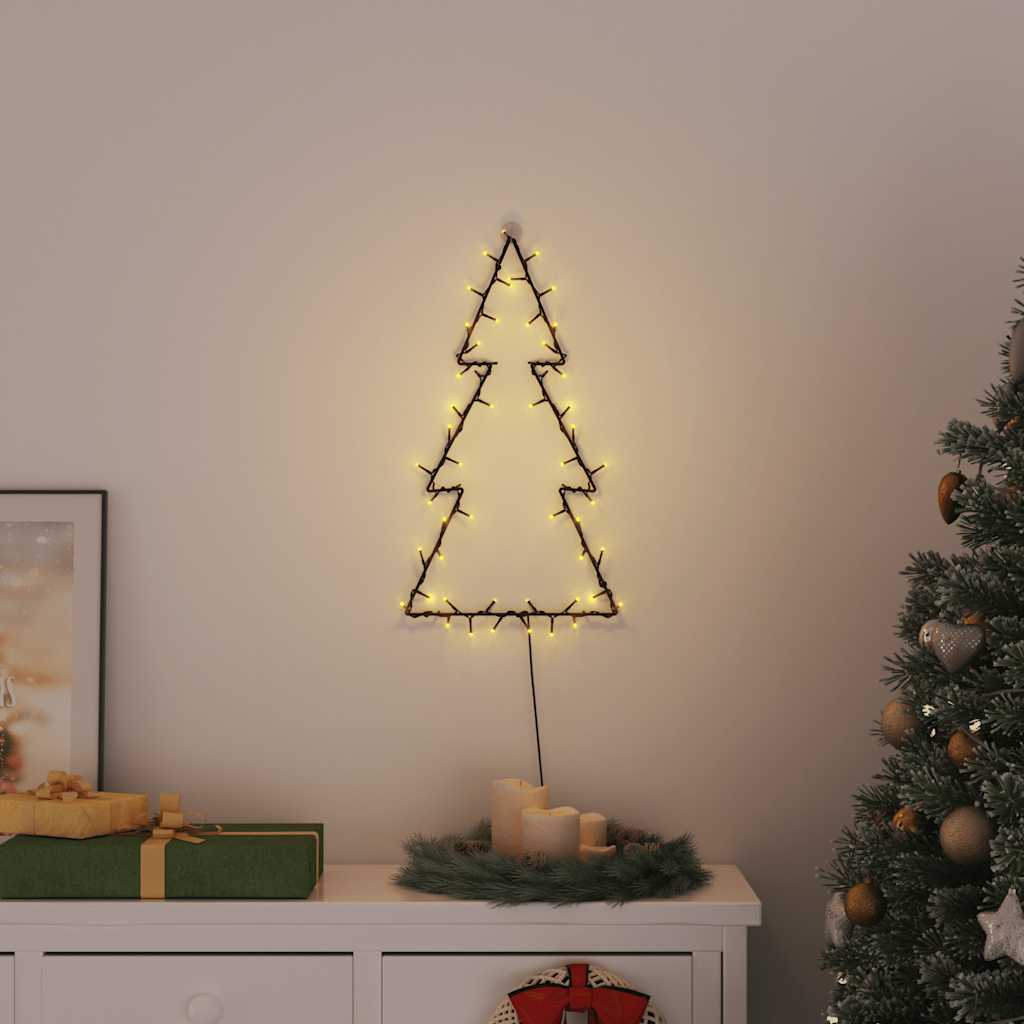vidaXL Lampki świąteczne choinka sylwetka, 80 LED