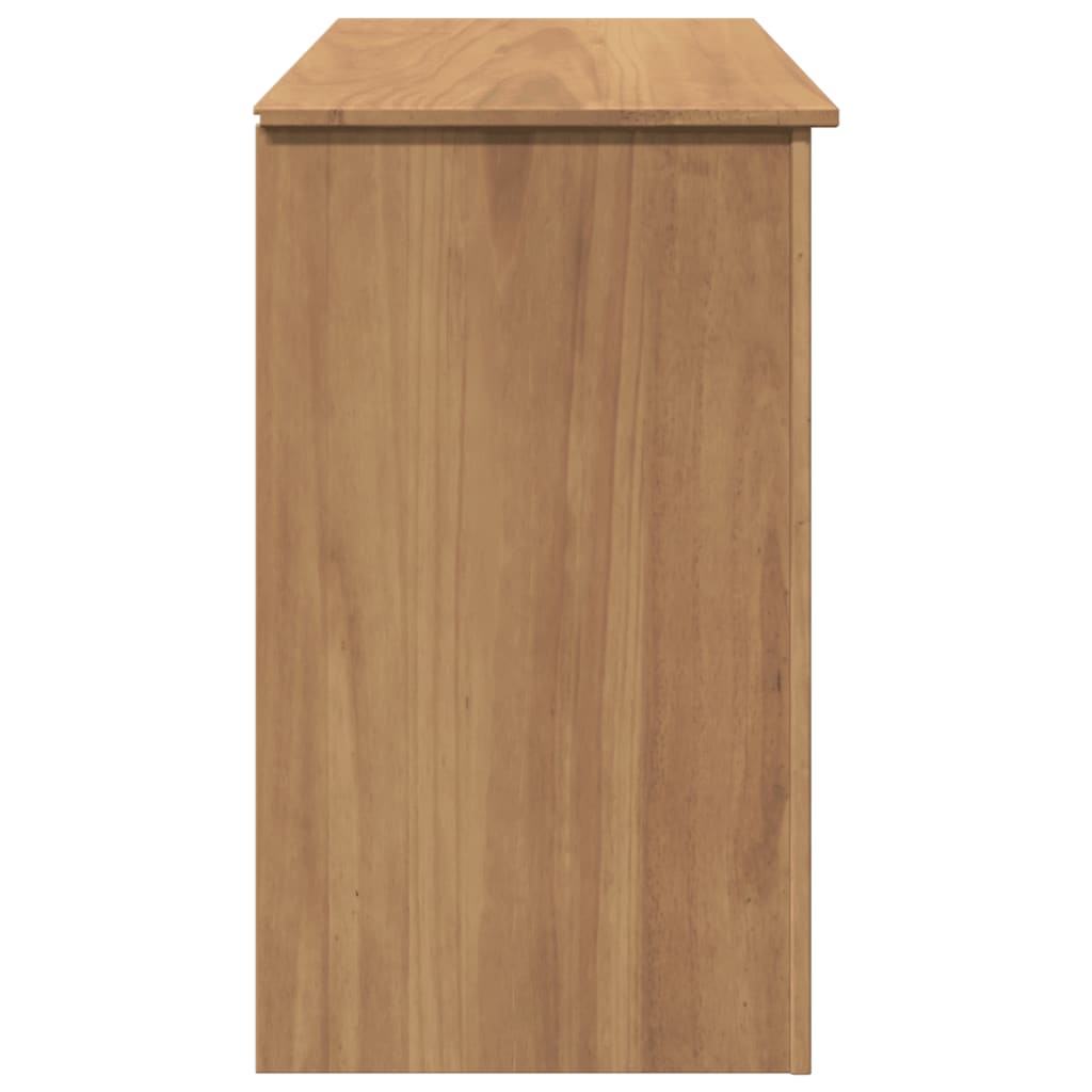 vidaXL Biurko PANAMA, 112x45x75 cm, lite drewno sosnowe