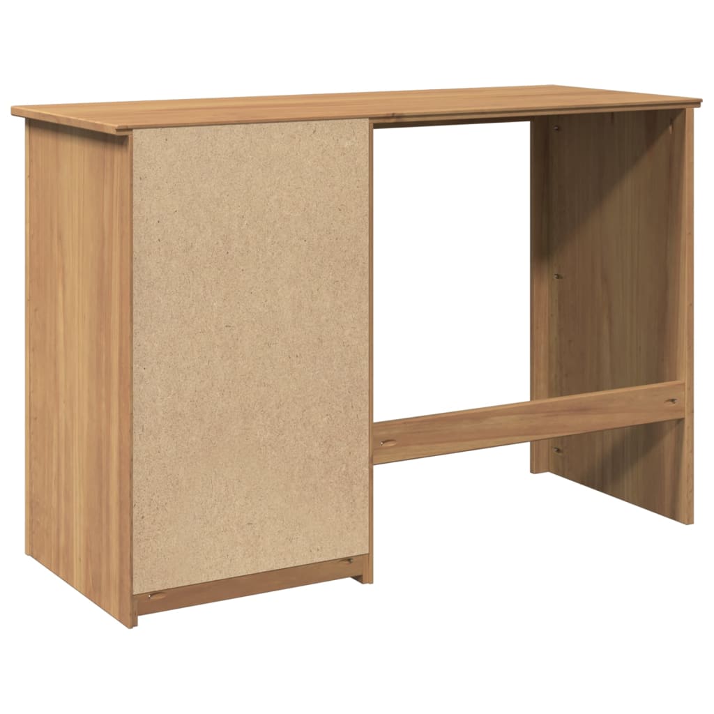 vidaXL Biurko PANAMA, 112x45x75 cm, lite drewno sosnowe