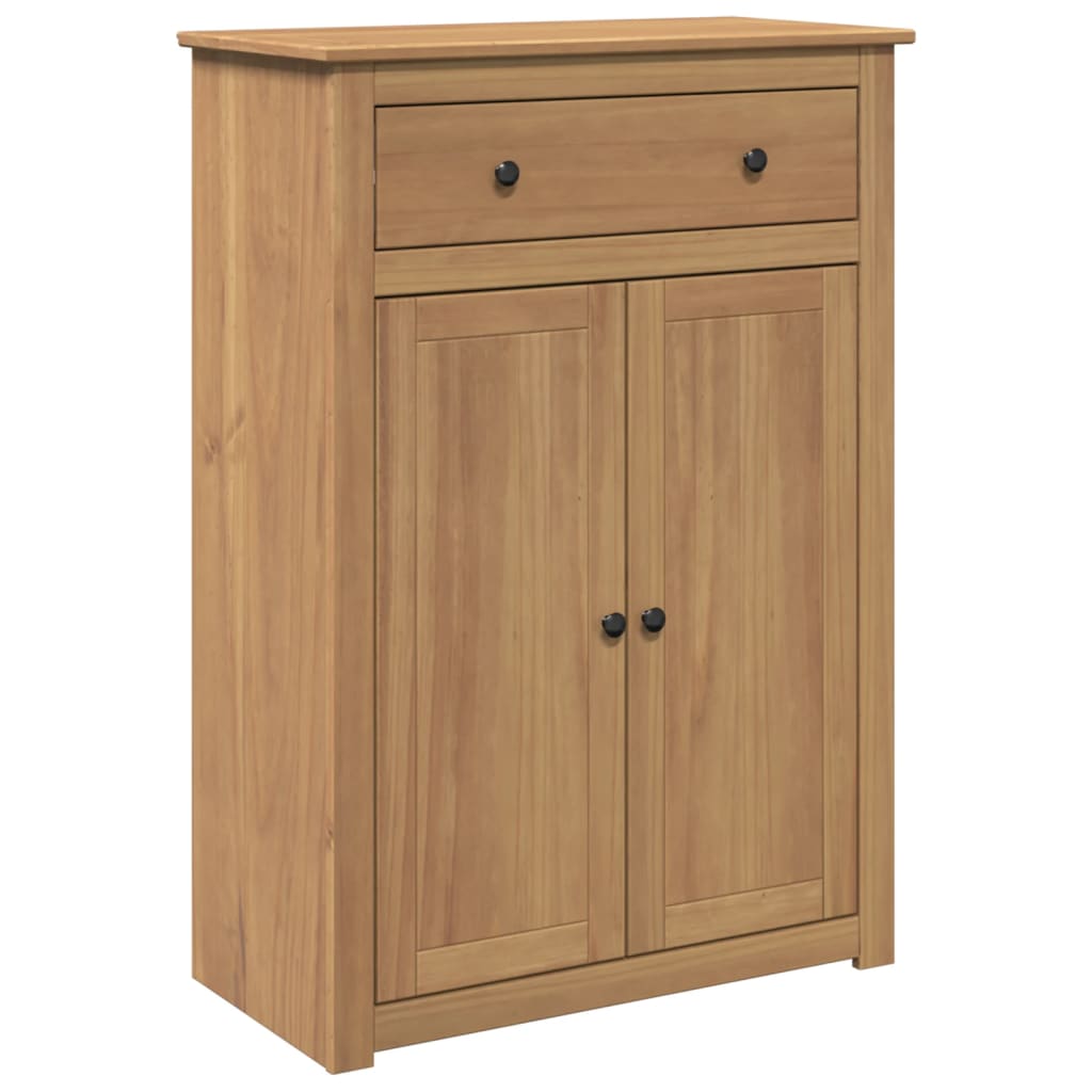 vidaXL Szafka na buty PANAMA, 80x40x114 cm, lite drewno sosnowe