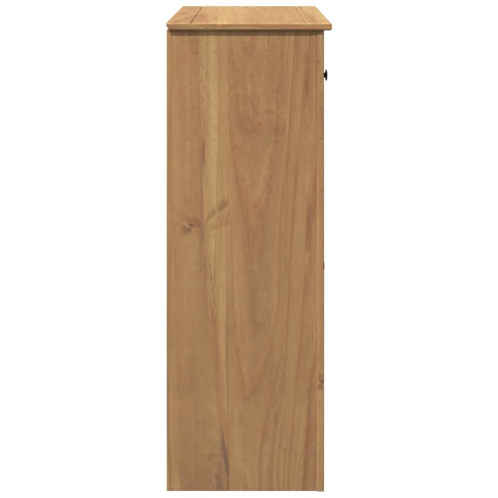 vidaXL Szafka na buty PANAMA, 80x40x114 cm, lite drewno sosnowe