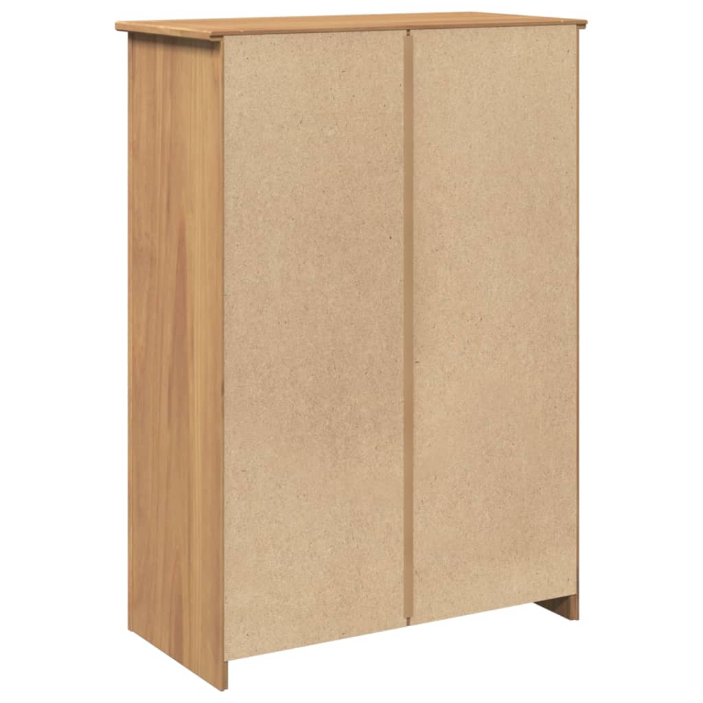 vidaXL Szafka na buty PANAMA, 80x40x114 cm, lite drewno sosnowe