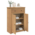 vidaXL Szafka na buty PANAMA, 80x40x114 cm, lite drewno sosnowe