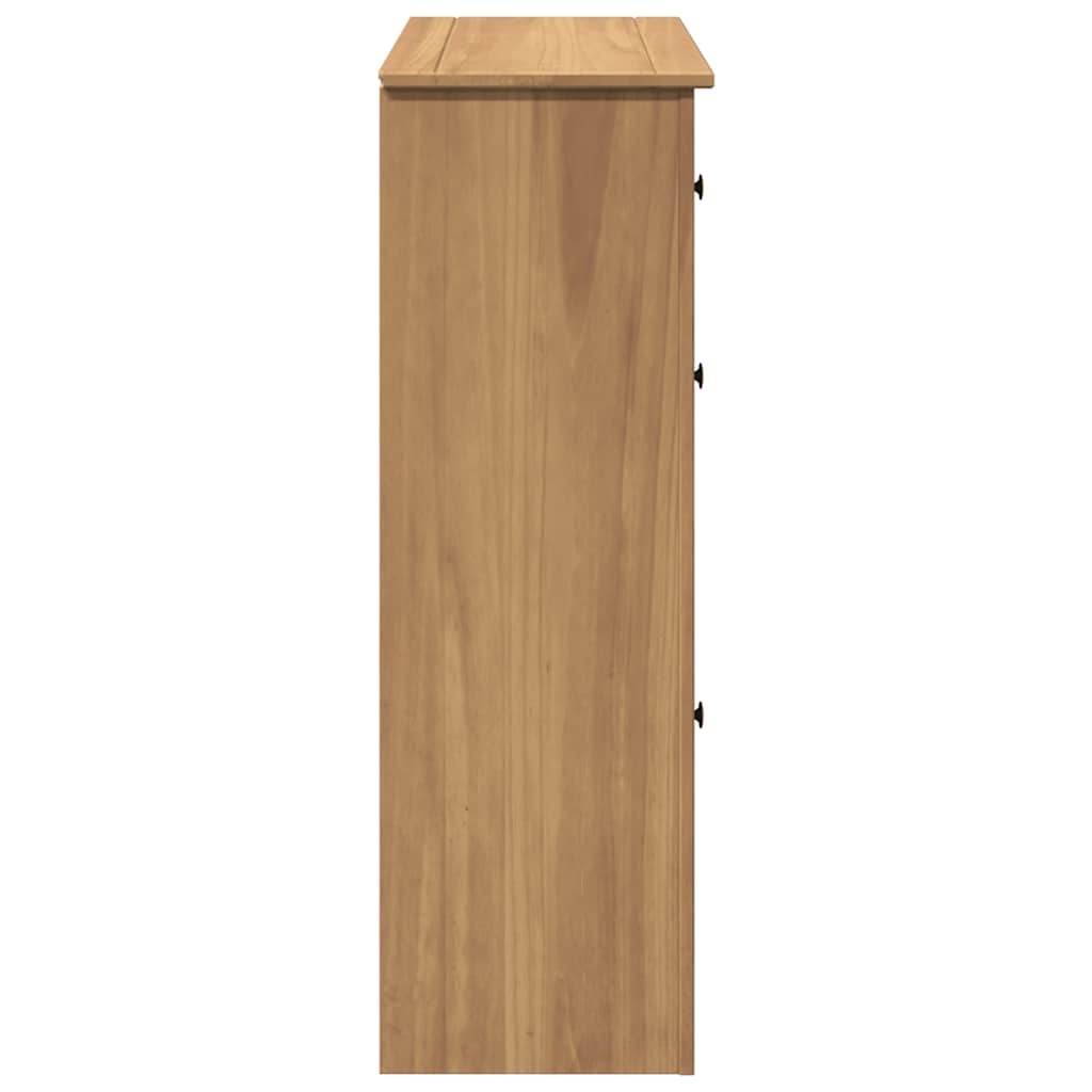 vidaXL Szafka na buty PANAMA, 80x35x105 cm, lite drewno sosnowe