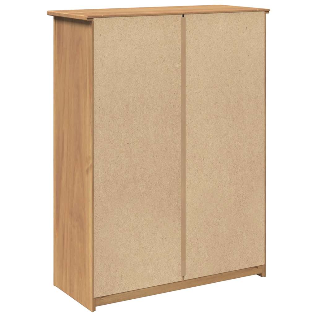 vidaXL Szafka na buty PANAMA, 80x35x105 cm, lite drewno sosnowe