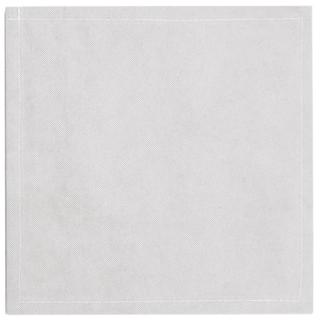vidaXL Składane pudełka, 4 szt., kremowe, 32x32x32 cm, włóknina