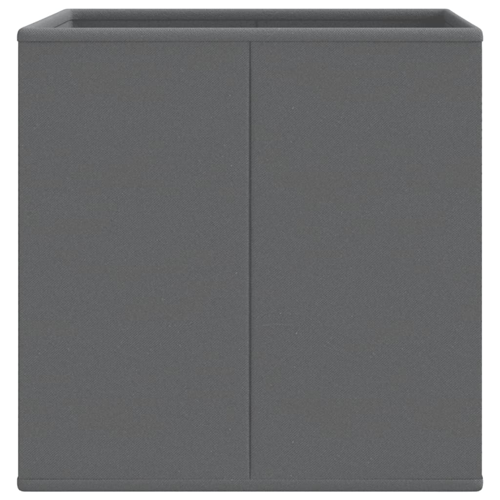 vidaXL Składane pudełka, 10 szt., szare, 32x32x32 cm, włóknina