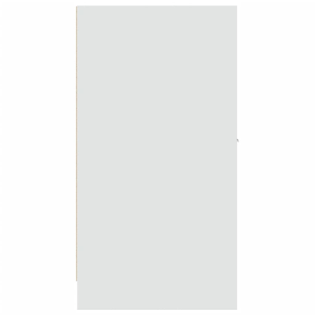 vidaXL Szafka apteczna biała 30x41x77,5 cm Drewno konstrukcyjne