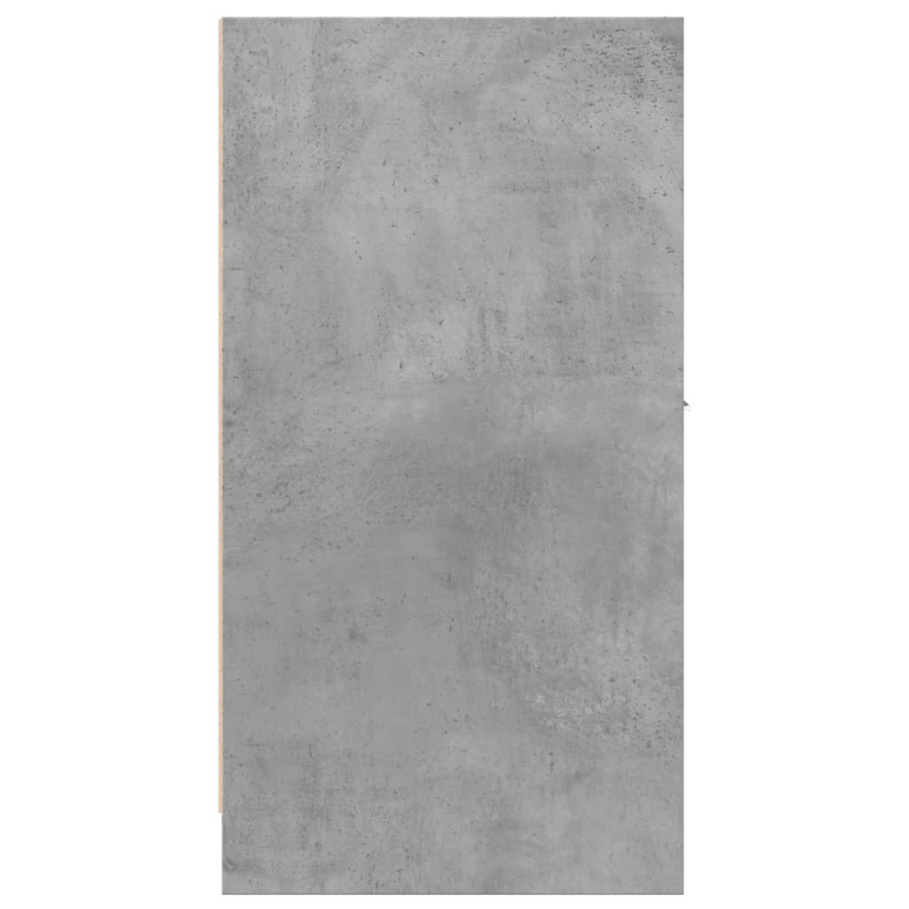vidaXL Szafka apteczna, szarość betonu, 30x41x77,5 cm