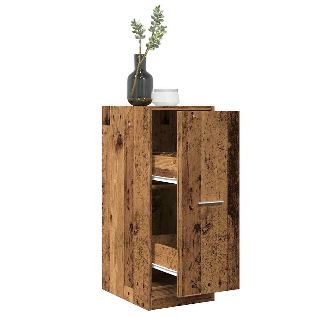 vidaXL Szafka apteczna, stare drewno, 30x41x77,5 cm