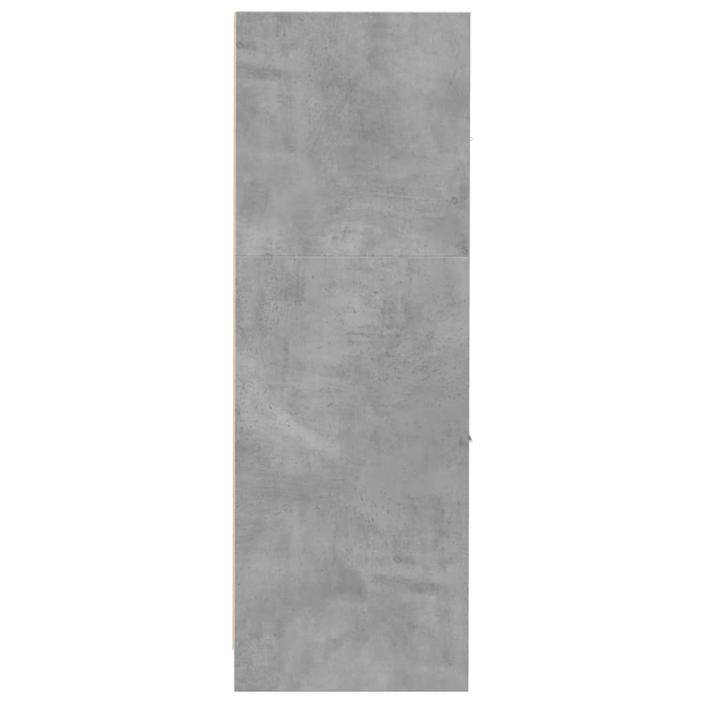 vidaXL Szafka apteczna, szarość betonu, 30x41x118 cm
