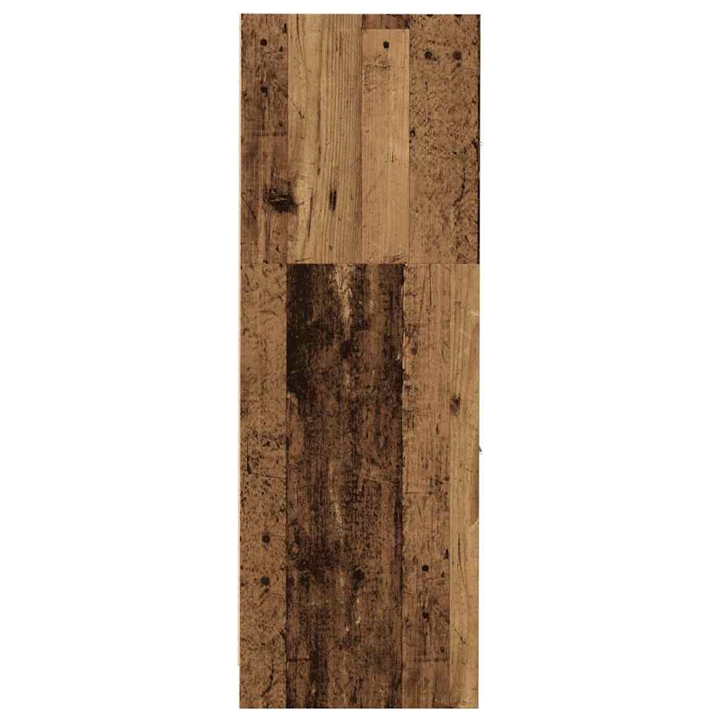 vidaXL Szafka apteczna, stare drewno, 30x41x118 cm
