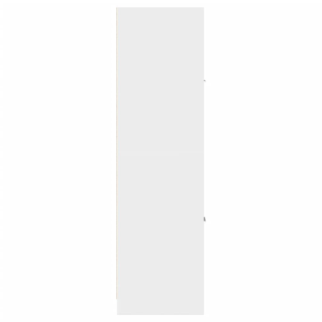vidaXL Szafka apteczna biała 30x41x144,5 cm Drewno konstrukcyjne