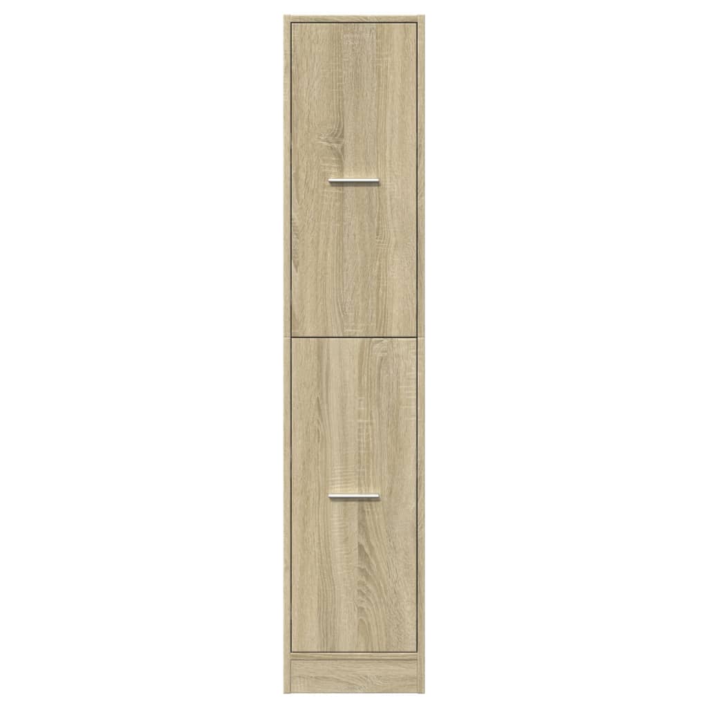 vidaXL Szafka apteczna Sonoma Oak 30x41x144,5 cm Drewno konstrukcyjne