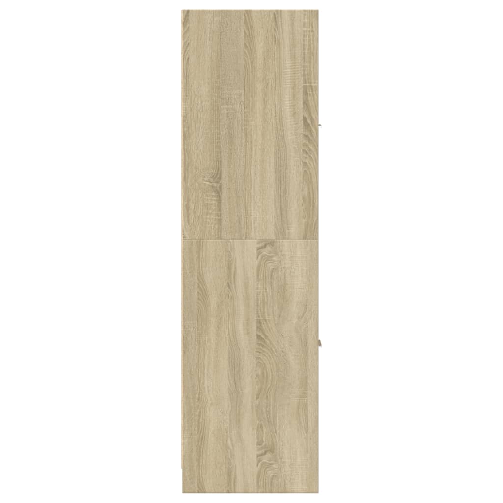vidaXL Szafka apteczna Sonoma Oak 30x41x144,5 cm Drewno konstrukcyjne