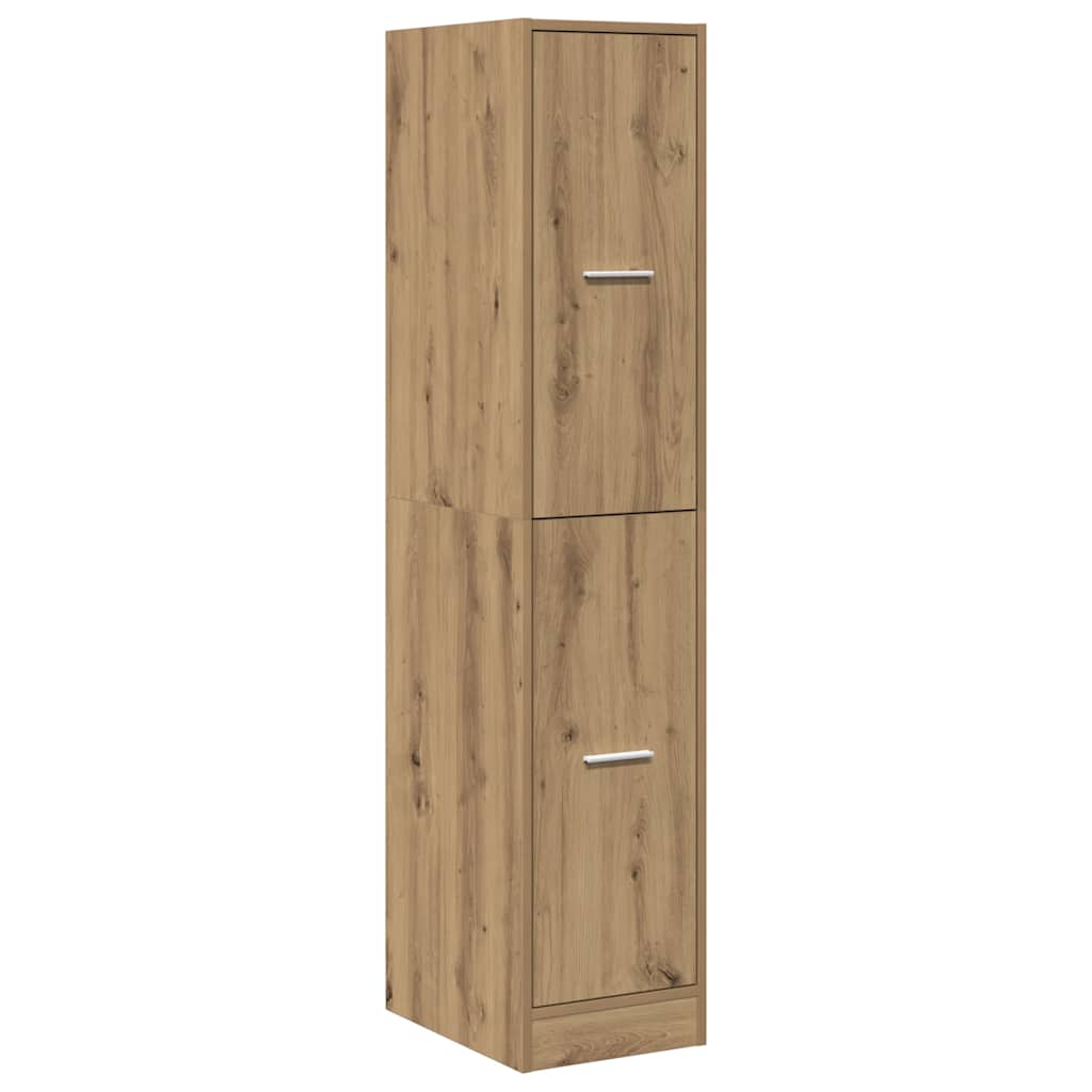 vidaXL Szafka apteczna Artisian Oak 30x41x144,5 cm Drewno konstrukcyjne