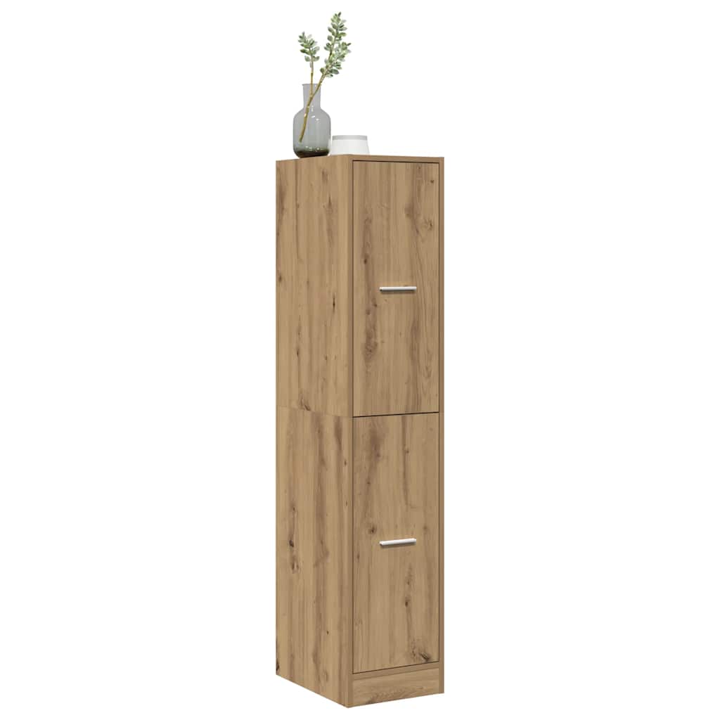 vidaXL Szafka apteczna Artisian Oak 30x41x144,5 cm Drewno konstrukcyjne