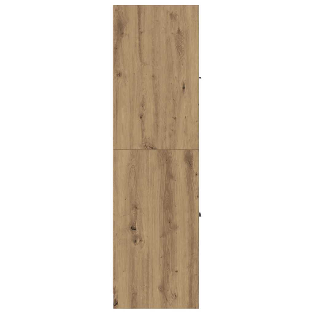 vidaXL Szafka apteczna Artisian Oak 30x41x144,5 cm Drewno konstrukcyjne