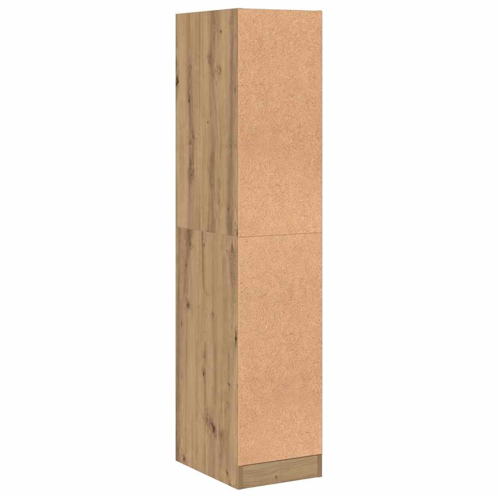 vidaXL Szafka apteczna Artisian Oak 30x41x144,5 cm Drewno konstrukcyjne