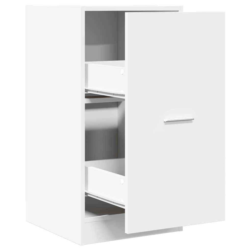 vidaXL Szafka apteczna, biała, 40x41x77,5 cm, materiał drewnopochodny