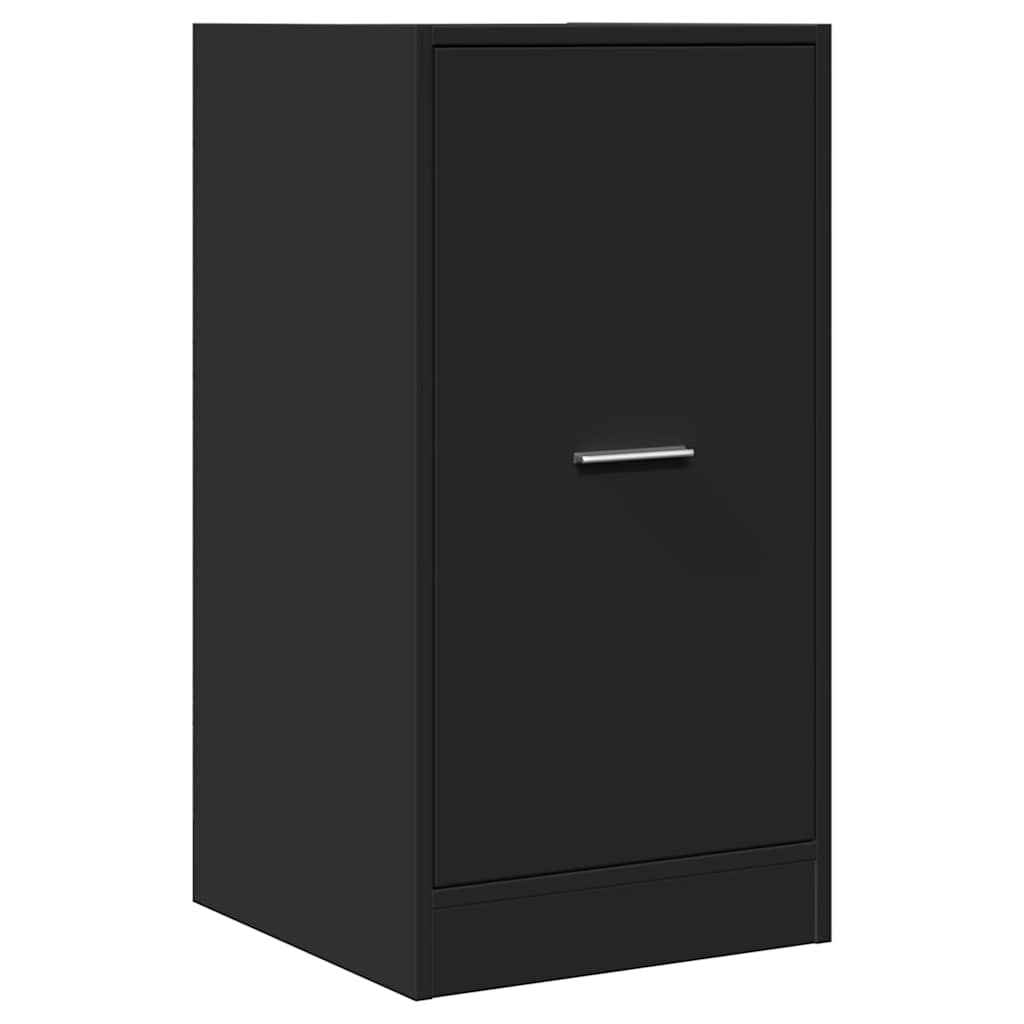 vidaXL Szafka apteczna, czarna, 40x41x77,5 cm, materiał drewnopochodny