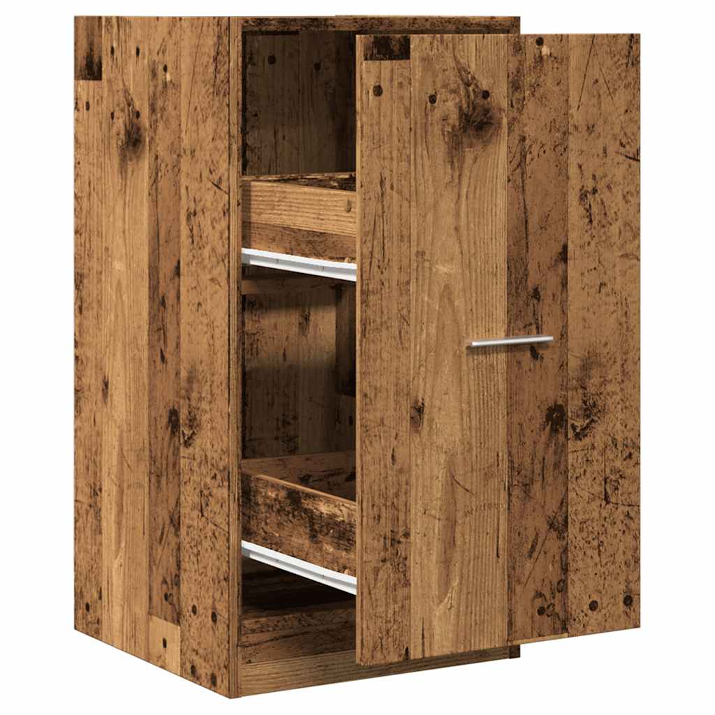 vidaXL Szafka apteczna, stare drewno, 40x41x77,5 cm