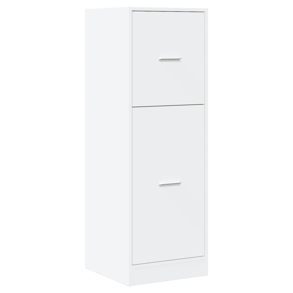 vidaXL Szafka apteczna, biała, 40x41x118 cm, materiał drewnopochodny
