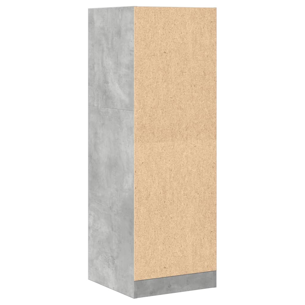 vidaXL Szafka apteczna, szarość betonu, 40x41x118 cm