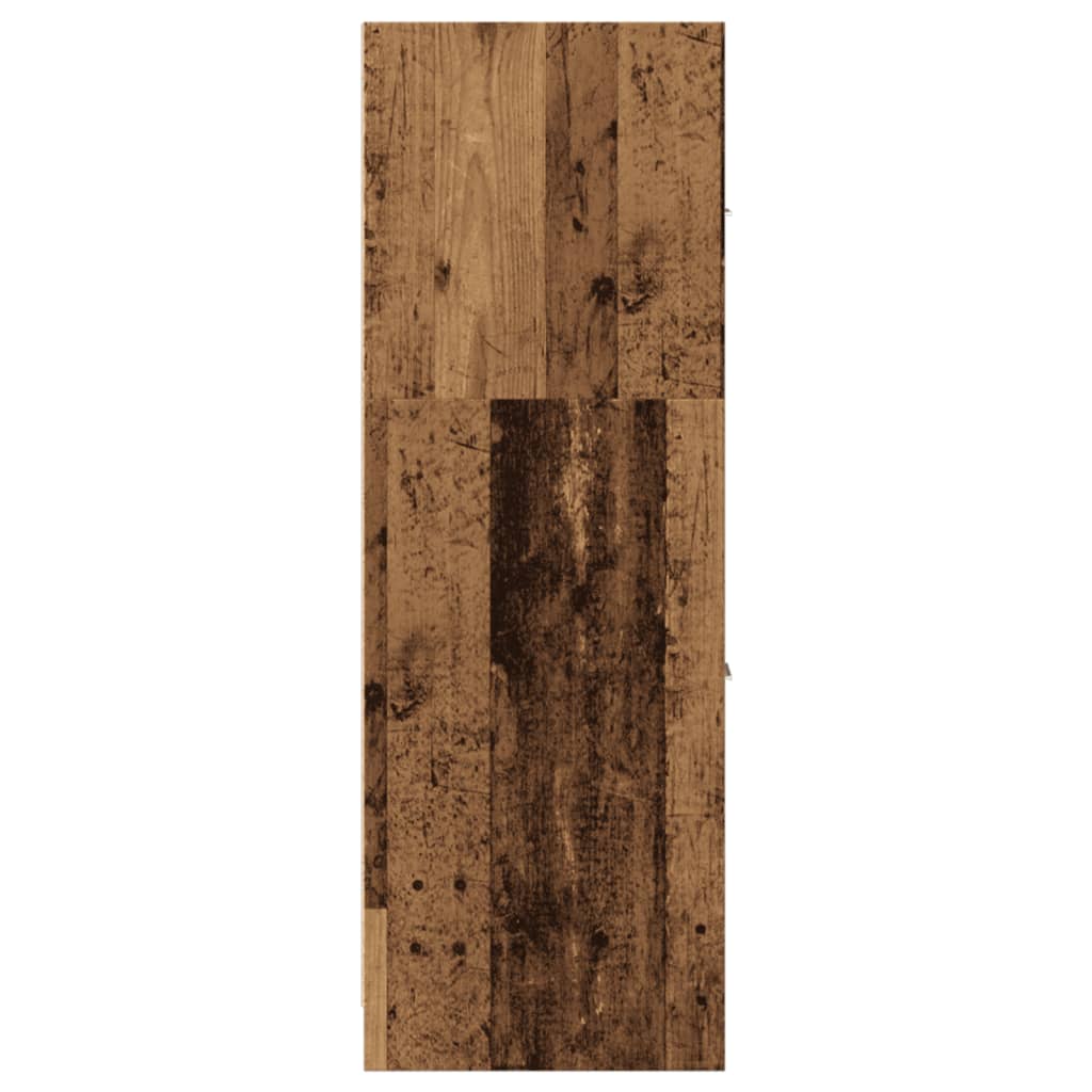 vidaXL Szafka apteczna, stare drewno, 40x41x118 cm