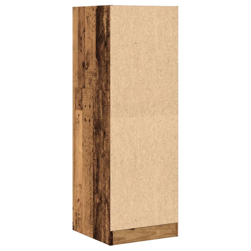 vidaXL Szafka apteczna, stare drewno, 40x41x118 cm
