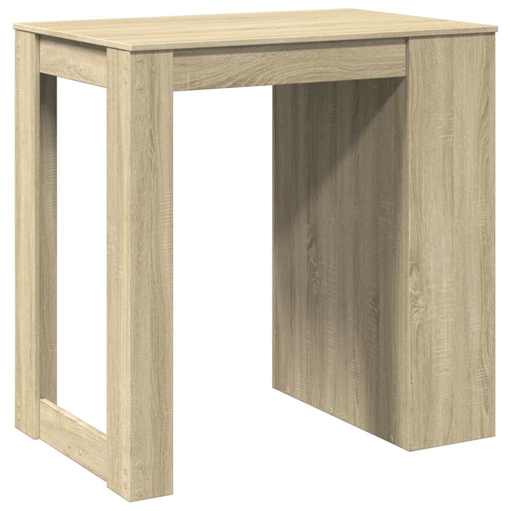 vidaXL Stolik barowy, dąb sonoma, 102x70x103,5 cm