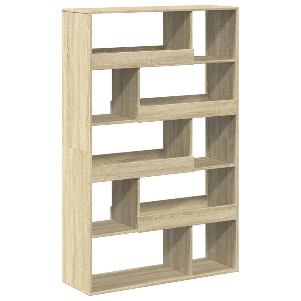 vidaXL Regał, dąb sonoma, 100x33x156,5 cm, materiał drewnopochodny